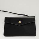 Salvatore Ferragamo Hand Bag Enamel Black Auth 119146-19