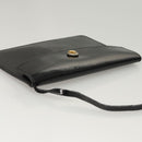 Salvatore Ferragamo Hand Bag Enamel Black Auth 119146-22
