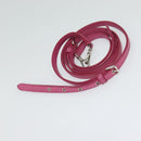 Miu Miu Matelasse Bijoux Hand Bag Leather 2way Pink Silver Auth 119162-22