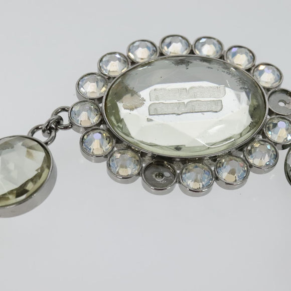 Miu Miu Matelasse Bijoux Hand Bag Leather 2way Pink Silver Auth 119162