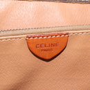 CELINE Macadam Canvas Shoulder Bag PVC Leather Brown Gold Auth 119165-20