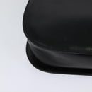 Salvatore Ferragamo Gancini Hand Bag Leather 2way Black Gold Auth 119166-17