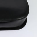 Salvatore Ferragamo Gancini Hand Bag Leather 2way Black Gold Auth 119166-18