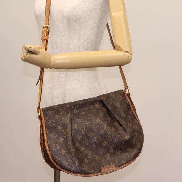 LOUIS VUITTON Monogram Menilmontant MM Shoulder Bag M40473 LV Auth 119173