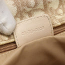 Christian Dior Romantic Chain Trotter Canvas Shoulder Bag PVC Beige Auth 119181-12