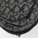 Christian Dior Trotter Canvas Pouch Navy Auth 119182-15