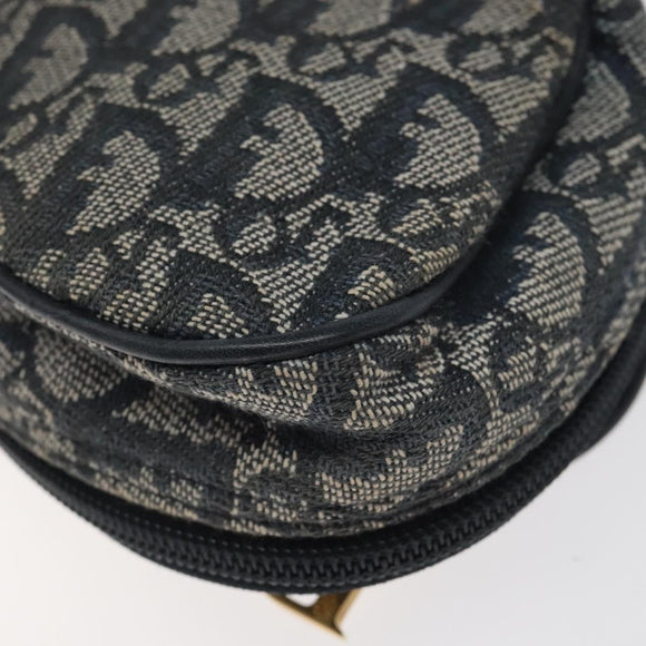 Christian Dior Trotter Canvas Pouch Navy Auth 119182