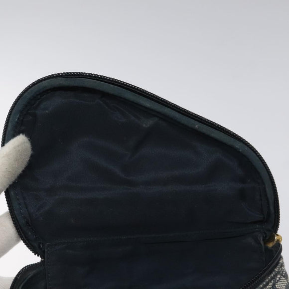Christian Dior Trotter Canvas Pouch Navy Auth 119182