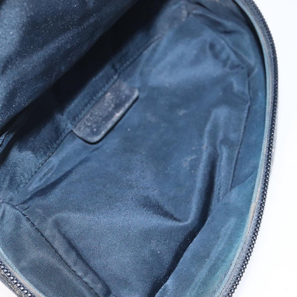 Christian Dior Trotter Canvas Pouch Navy Auth 119182