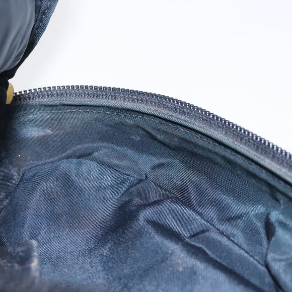 Christian Dior Trotter Canvas Pouch Navy Auth 119182