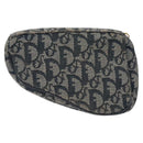 Christian Dior Trotter Canvas Pouch Navy Auth 119182-2