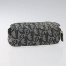 Christian Dior Trotter Canvas Pouch Navy Auth 119182-5