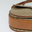 CELINE Macadam Canvas Shoulder Bag PVC Beige Gold Auth 119185-15