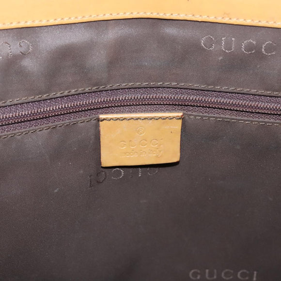 GUCCI GG Canvas Jackie Shoulder Bag Beige Gold 002 1073 3444 Auth 119187