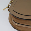 Chloe Nile Hand Bag Leather 2way Pink Gold Auth 119191-15