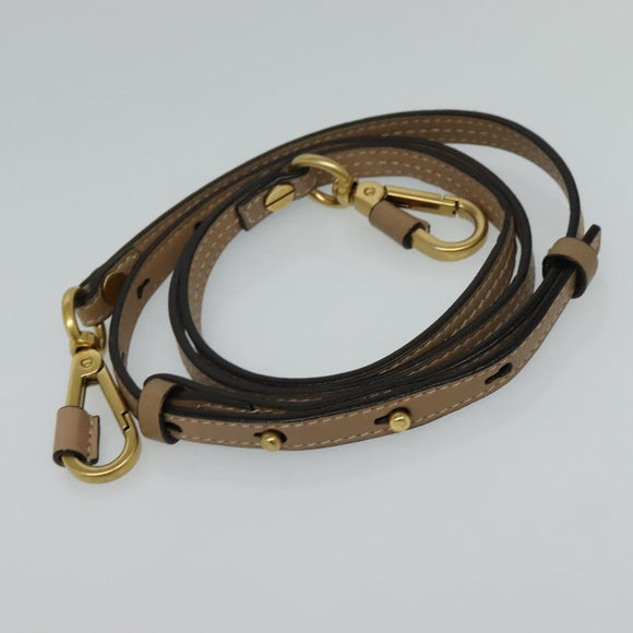 Chloe Nile Hand Bag Leather 2way Pink Gold Auth 119191