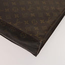 LOUIS VUITTON Monogram Sac Plat Hand Bag M51140 LV Auth 119195-8