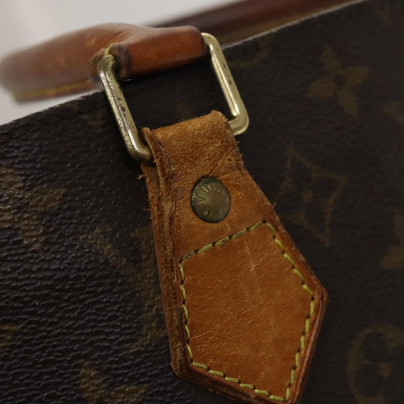 LOUIS VUITTON Monogram Sac Plat Hand Bag M51140 LV Auth 119195