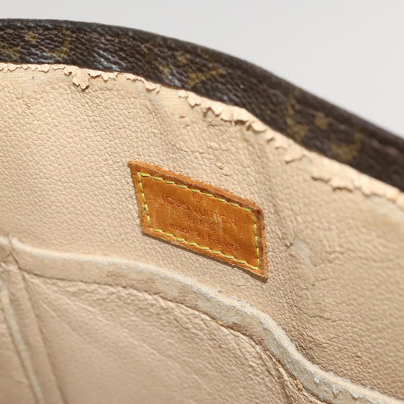 LOUIS VUITTON Monogram Sac Plat Hand Bag M51140 LV Auth 119195