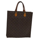 LOUIS VUITTON Monogram Sac Plat Hand Bag M51140 LV Auth 119195-1