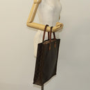 LOUIS VUITTON Monogram Sac Plat Hand Bag M51140 LV Auth 119195-22