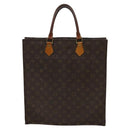 LOUIS VUITTON Monogram Sac Plat Hand Bag M51140 LV Auth 119195-13