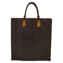 LOUIS VUITTON Monogram Sac Plat Hand Bag M51140 LV Auth 119195-2