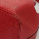 LOUIS VUITTON Epi Petit Noe Shoulder Bag Red M44107 LV Auth 119202-16