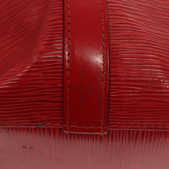 LOUIS VUITTON Epi Petit Noe Shoulder Bag Red M44107 LV Auth 119202