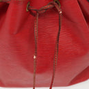 LOUIS VUITTON Epi Petit Noe Shoulder Bag Red M44107 LV Auth 119202-10