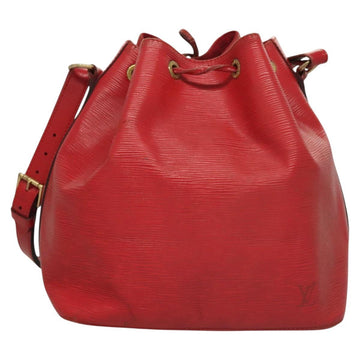 LOUIS VUITTON Epi Petit Noe Shoulder Bag Red M44107 LV Auth 119202 - 0
