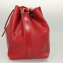LOUIS VUITTON Epi Petit Noe Shoulder Bag Red M44107 LV Auth 119202-3
