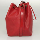 LOUIS VUITTON Epi Petit Noe Shoulder Bag Red M44107 LV Auth 119202-4
