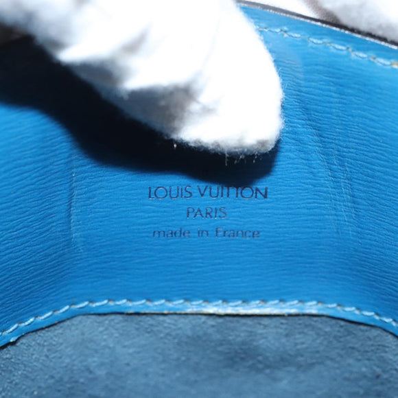 LOUIS VUITTON Epi Cluny Shoulder Bag Blue M52255 LV Auth 119203