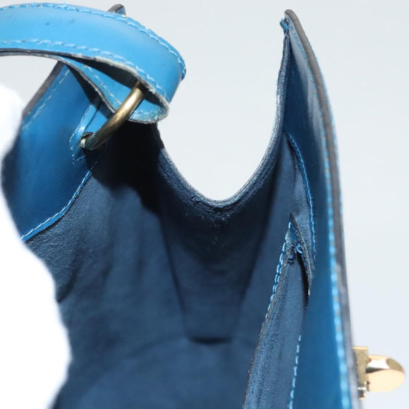 LOUIS VUITTON Epi Cluny Shoulder Bag Blue M52255 LV Auth 119203