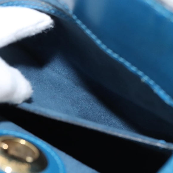 LOUIS VUITTON Epi Cluny Shoulder Bag Blue M52255 LV Auth 119203