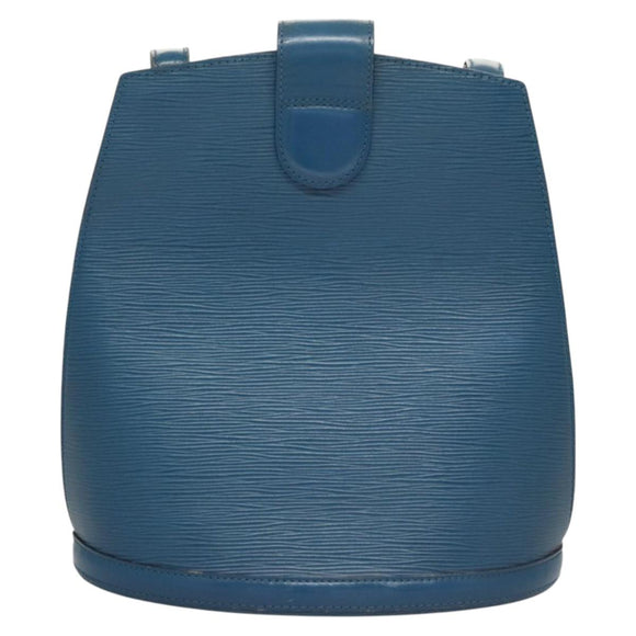 LOUIS VUITTON Epi Cluny Shoulder Bag Blue M52255 LV Auth 119203