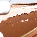 LOUIS VUITTON Monogram Vernis Motto Accessory Pouch Bronze M91138 LV Auth 119204-9