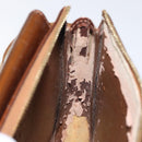 LOUIS VUITTON Monogram Vernis Motto Accessory Pouch Bronze M91138 LV Auth 119204-20