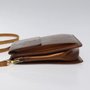 LOUIS VUITTON Monogram Vernis Motto Accessory Pouch Bronze M91138 LV Auth 119204-4