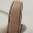 Miu Miu Chain Shoulder Bag Leather Pink Silver Auth 119207-8