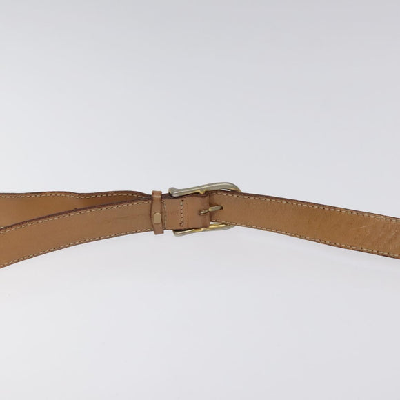 CELINE Macadam Canvas Shoulder Bag PVC Leather Brown Gold Auth 119211