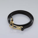 CELINE Hand Bag Leather 2way Brown Gold Auth 119212-22