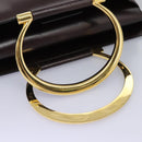 CELINE Hand Bag Leather 2way Brown Gold Auth 119212-7