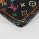 LOUIS VUITTON Monogram Multicolor Pochette Accessoires Black M92648 Auth 119219V-16