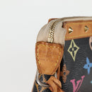 LOUIS VUITTON Monogram Multicolor Pochette Accessoires Black M92648 Auth 119219V-9
