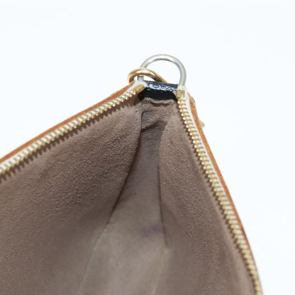 LOUIS VUITTON Monogram Multicolor Pochette Accessoires Black M92648 Auth 119219V