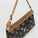 LOUIS VUITTON Monogram Multicolor Pochette Accessoires Black M92648 Auth 119219V-6