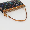 LOUIS VUITTON Monogram Multicolor Pochette Accessoires Black M92648 Auth 119219V-7