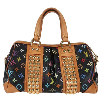 LOUIS VUITTON Monogram Multicolor Courtney MM Bag 2way Black M45642 Auth 119223V - 0
